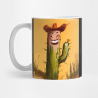 Laughing cactus in the desert Mug